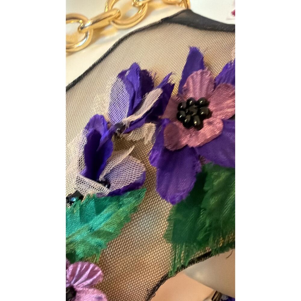 Floral Marchesa Dress - Picture 5 of 11